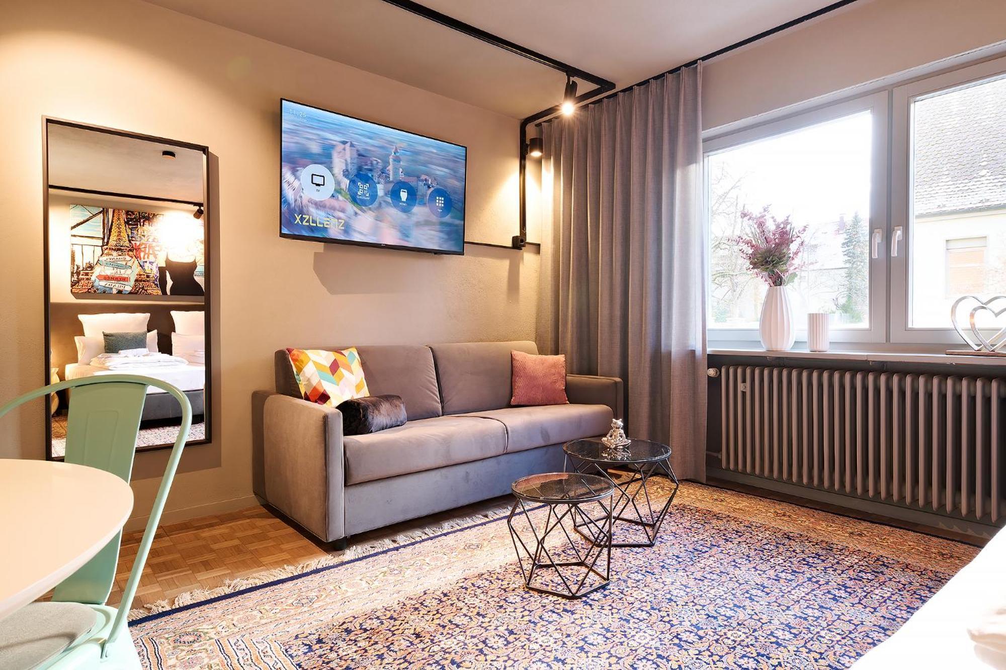 Апартаменты Xzllenz Kueche Bad S-Bahn Parken Smart-Tv Wellbeing Neunkirchen am Sand Экстерьер фото